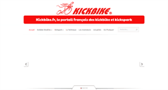 Desktop Screenshot of kickbike.fr