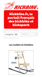 Mobile Screenshot of kickbike.fr
