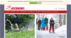 Desktop Screenshot of kickbike.se