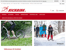 Tablet Screenshot of kickbike.se